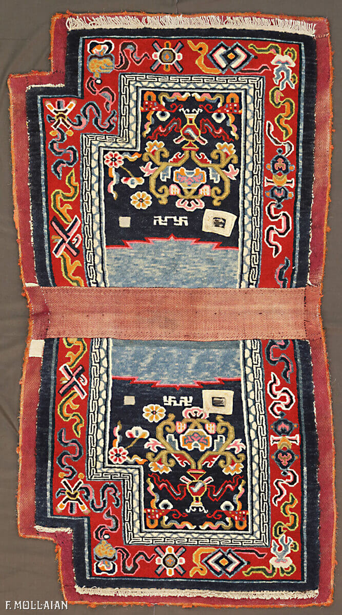 Antique Tibetan Rug (123x63 cm)